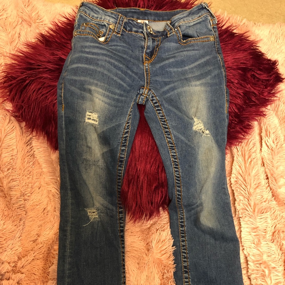 Boys True Religion Big T Straights:10